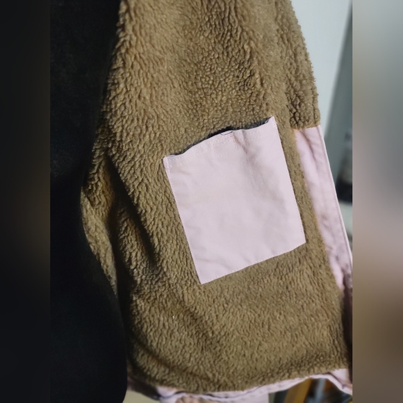 Vintage Carhartt Women's Heavy Pink Brown Fur Lined Jacket SZ. Lg Regular - Picture 5 of 11